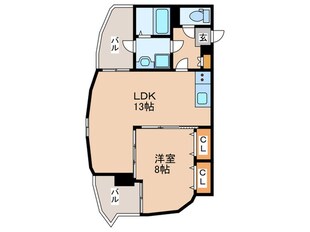 Ｋｒｅｈｌ難波南の物件間取画像